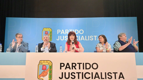 Cristina Kirchner, jefa del PJ. (archivo)
