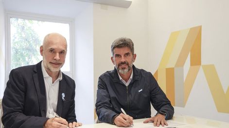 Ulpiano Suarez y Horacio Rodríguez Larreta establecieron un acuerdo de colaboración mutua