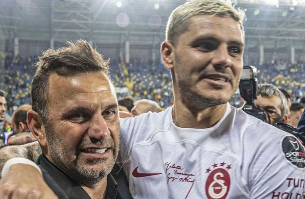 Okan Buruk opinó sobre el presente de Mauro Icardi.