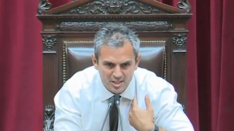 Martín Menem, presidente de la Cámara de Diputados