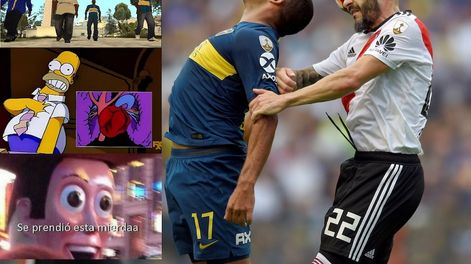 El superclásico en las redes: los mejores memes de la primera final entre Boca y River