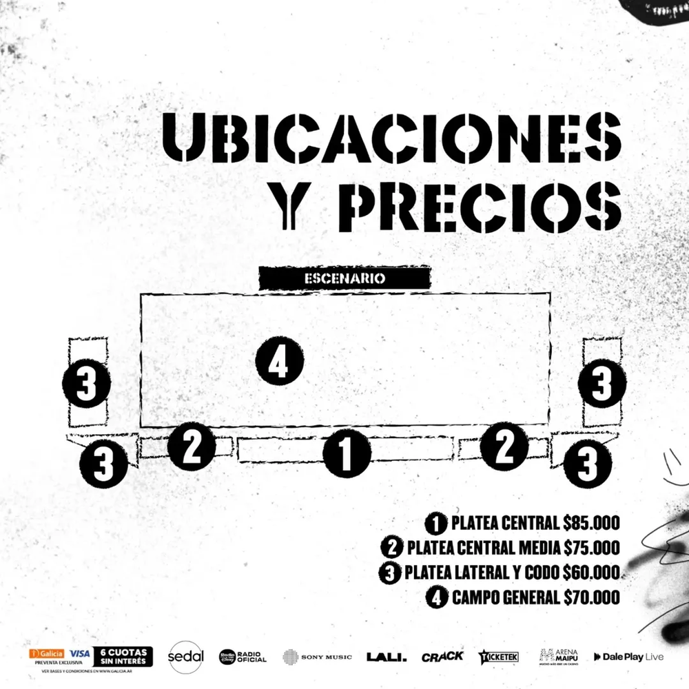 Precios de entradas para Lali en Arena Maipú (Mendoza) 2025