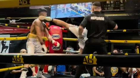 Idris Abdurashidov dejó las artes marciales mixtas para comenzar su carrera en el mundo del boxeo, pero en su debut realizó una acción insólita que lo obligó a ser apartado del deporte. / Gentileza.