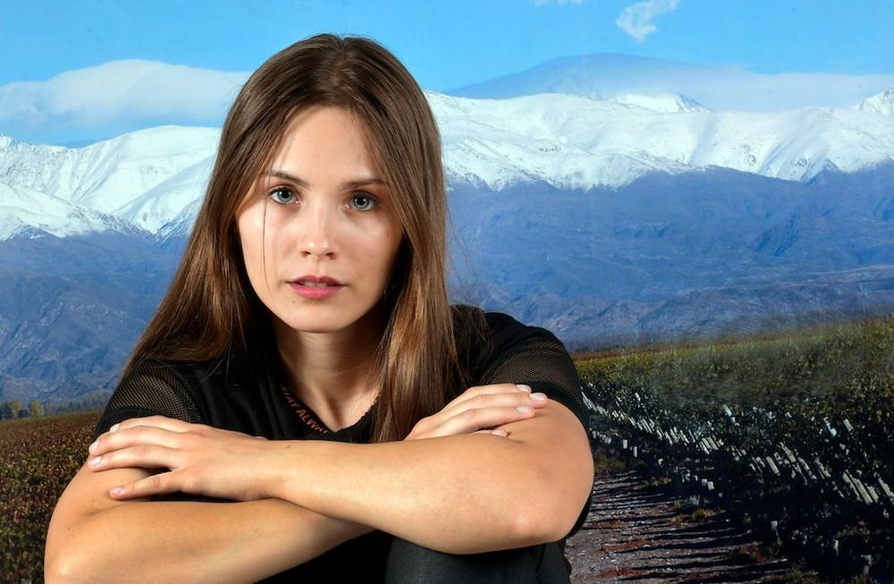 Vendimia 2022.La reina de la Vendimia del Departamento de Guaymallén Julieta Belen Lonigro (22) , representó al Distrito Los CorralitosFoto Orlando Pelichotti