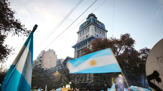 Festejos en Mendoza por la Selección Argentina&nbsp;
