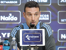 Lionel Scaloni, DT de la Selección Argentina.