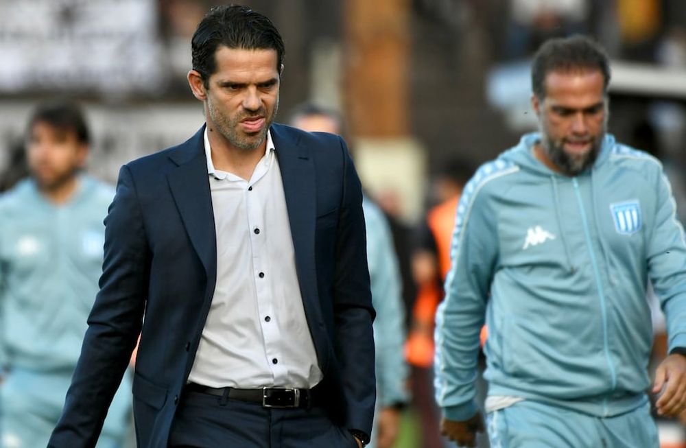 Fernando Gago, ahora ex entrenador de Racing.