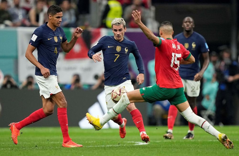 Antoine Griezmann (7), una de las grandes figuras de Francia.