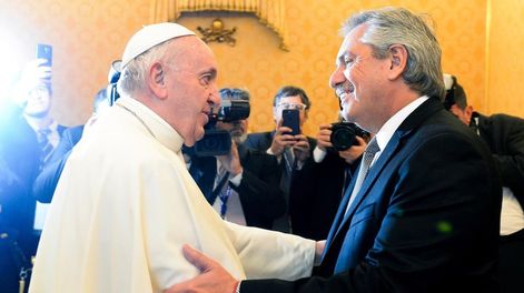 Alberto Fernández despidió al papa Francisco.