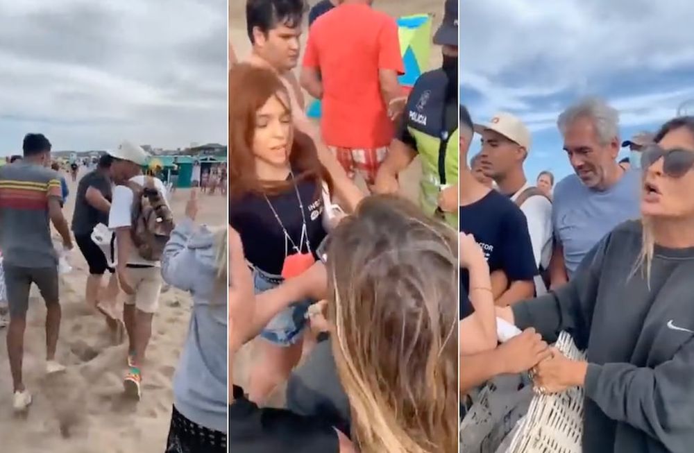 Hubo incidentes en Pinamar cuando turistas defendieron a un vendedor ambulante de churros al que la Policía le iba a incautar la mercadería.