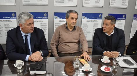Los Andes | El diputado Germán Gómez (PJ) y el senador David Sáez (UCR) serán las autoridades de la Comisión Bicameral de Seguridad. Foto: Prensa Diputados