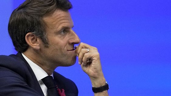 Emmanuel Macron, presidente de Francia.