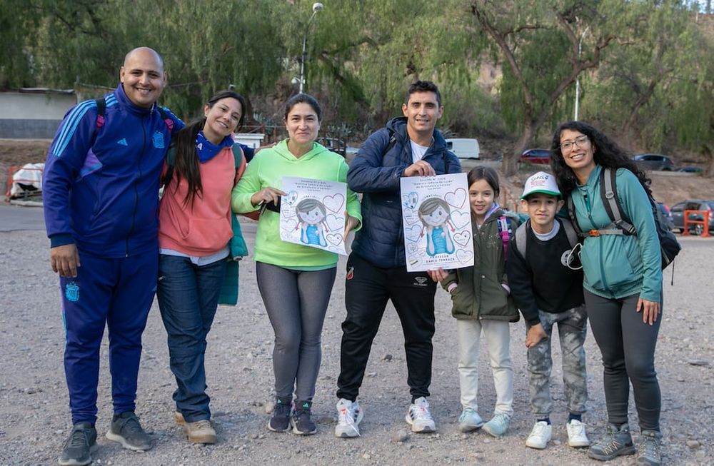 Se realizó un trekking inclusivo en el Parque Deportivo de Montaña