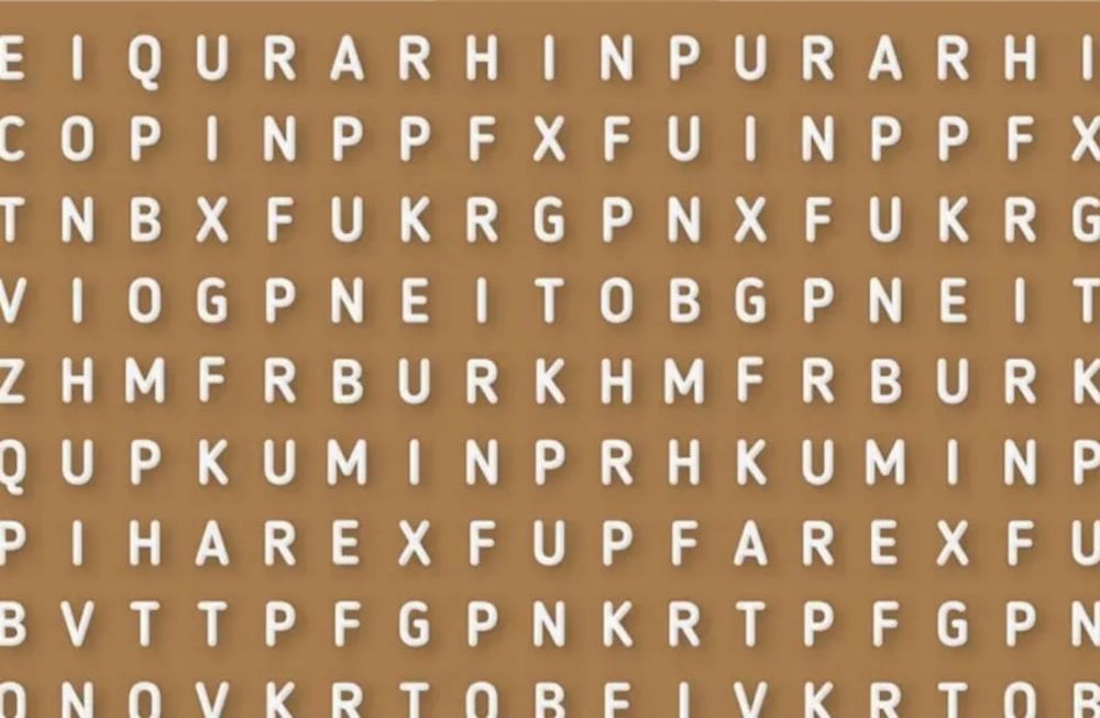 Encontrá la palabra “Confiaza” en la sopa de letras. Foto: Web