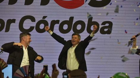 Los Andes | Festejo de Hacemos Unidos por Córdoba: Daniel Passerini fue electo intendente de la Capital (Facundo Luque / La Voz)