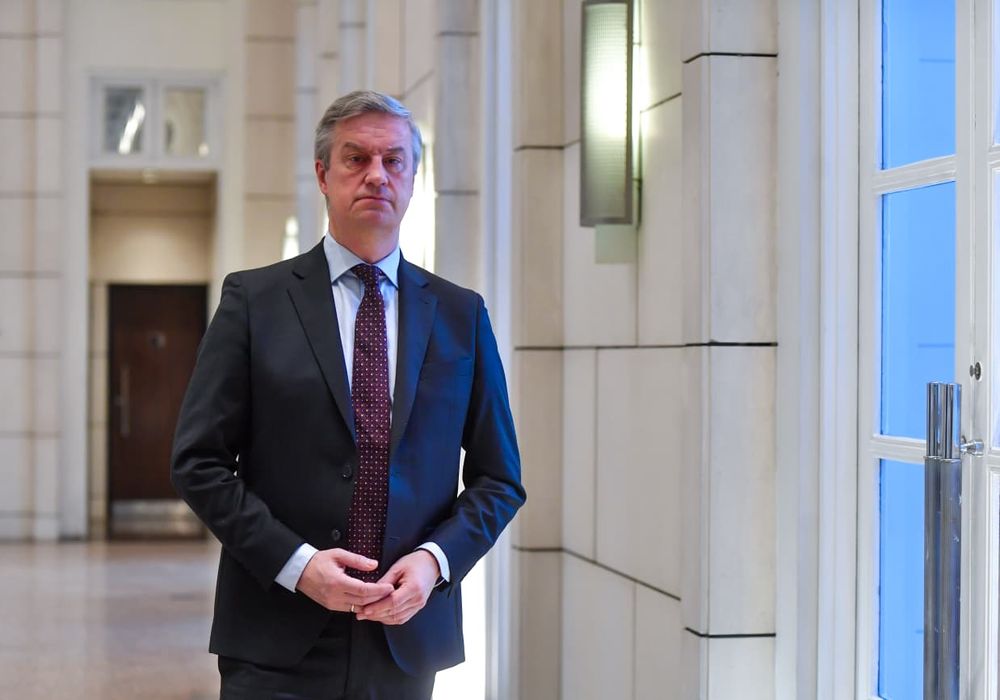 El embajador de la Unión Europea en Argentina, Erik Høeg, en Mendoza.&nbsp;