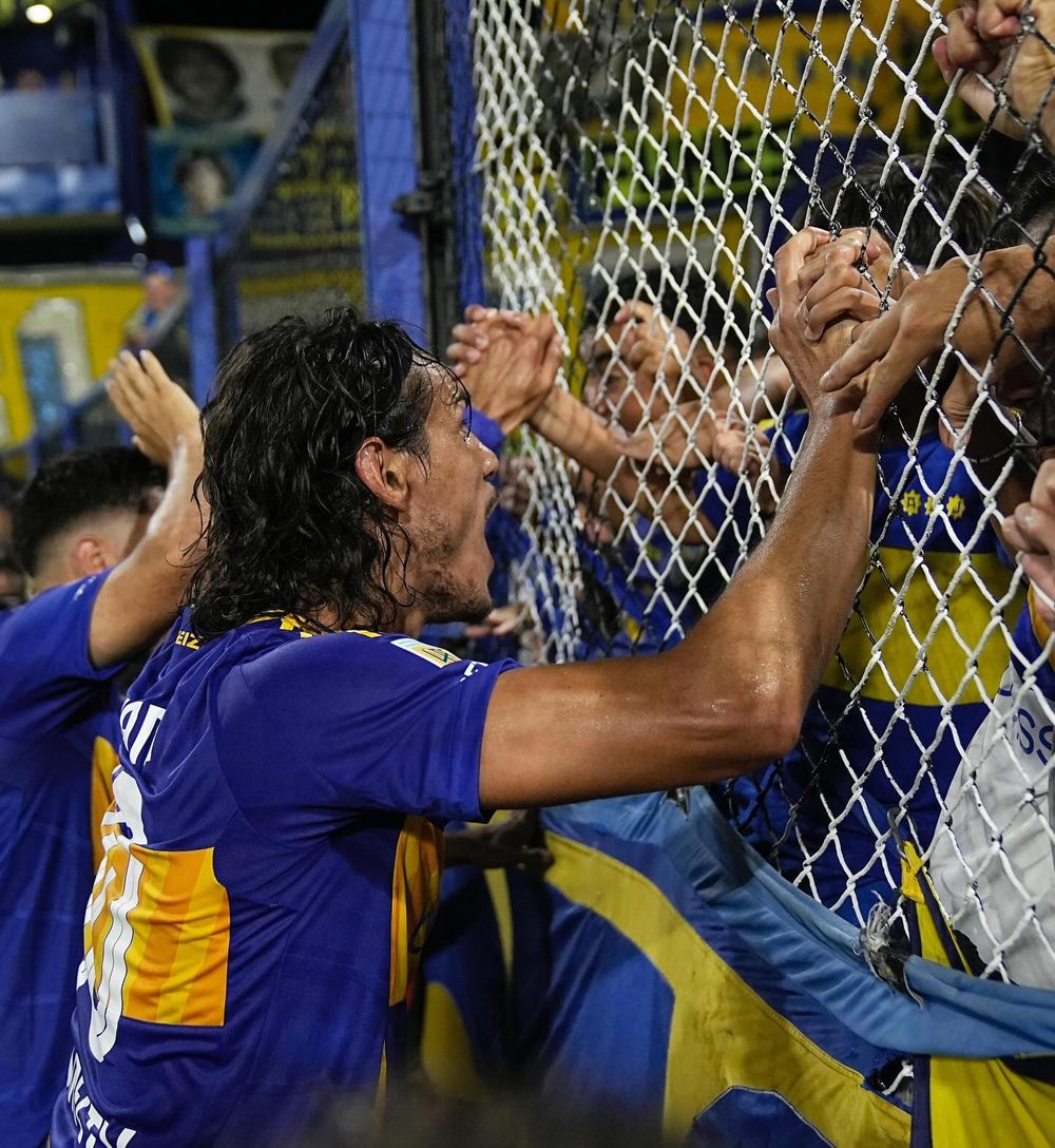 Edinson Cavani, clave para el presente de Boca