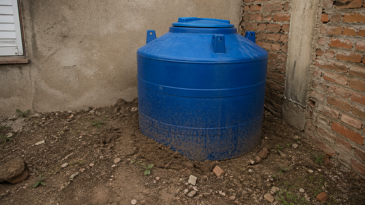 El tanque de agua en desuso no lo tires, tenés un tesoro en casa: la idea que cambia cualquier patio