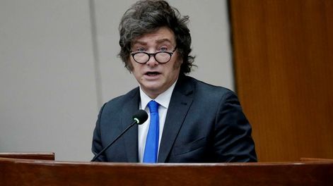 El presidente Javier Milei