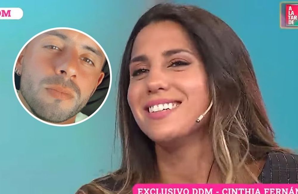 Cinthia Fernández le ganó la pelea a Matías Defederico. Captura del video.