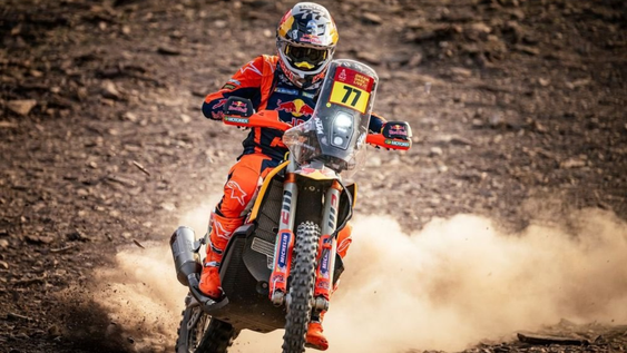 Luciano Benavides, líder del Dakar 2026.