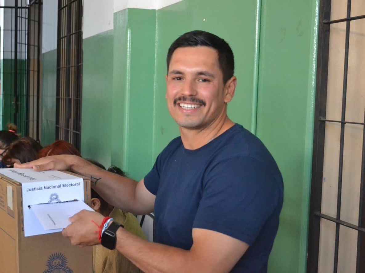 El candidato a concejal de Godoy Cruz, Martín González, del Frente Fuerza Justicialista Mendoza, y podrá competir el 26 de octubre.