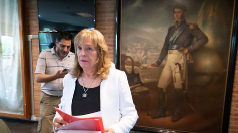 La rectora de la UNCuyo, Esther Sánchez.Foto: Ignacio Blanco / Los Andes