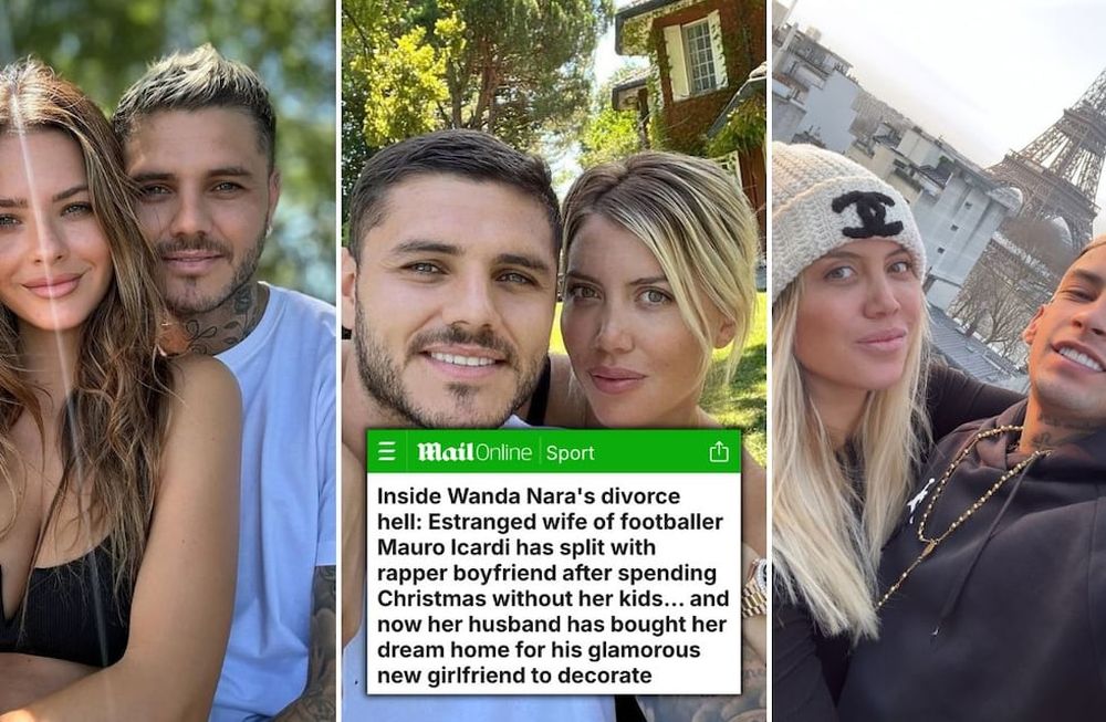 Wanda vs Icardi: la escandalosa separación llegó a los medios internacionales