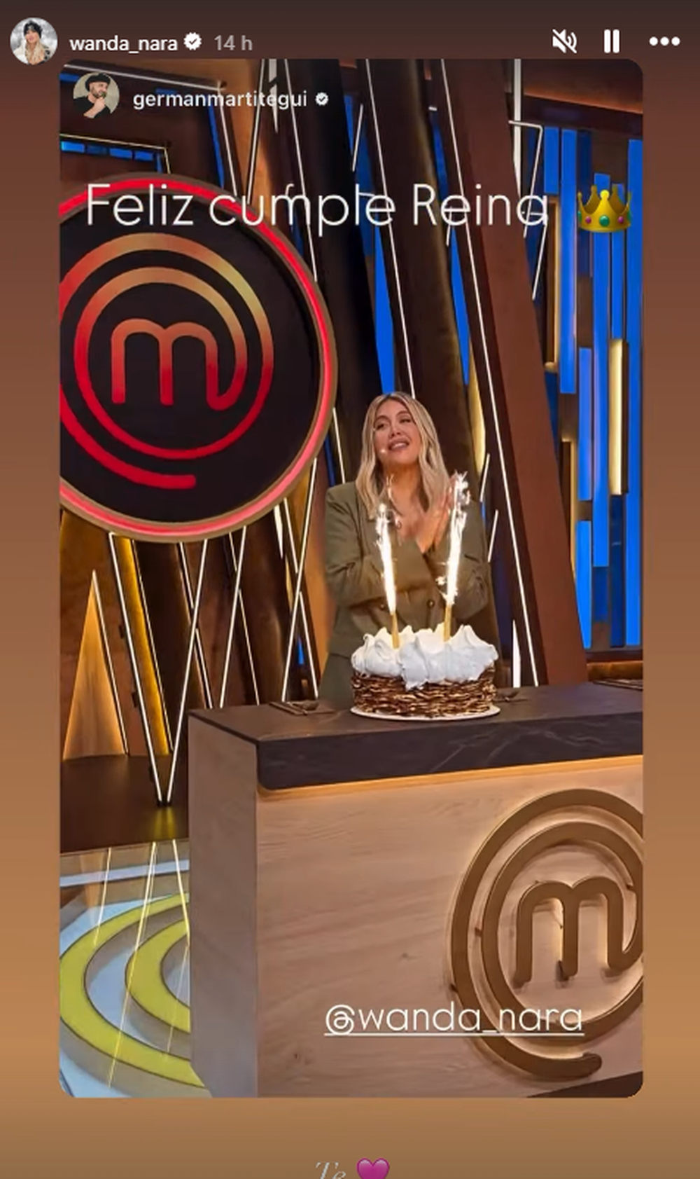 Wanda Nara cumplió 39 años este miércoles.