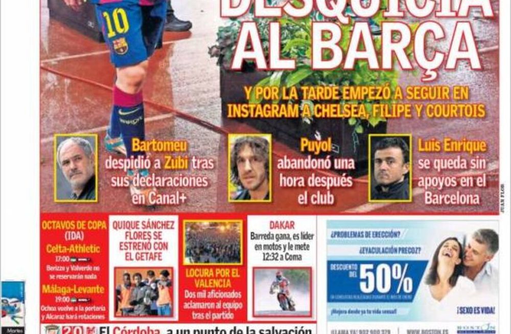 Messi vs Luis Enrique, la novela más famosa después de Avenida Brasil