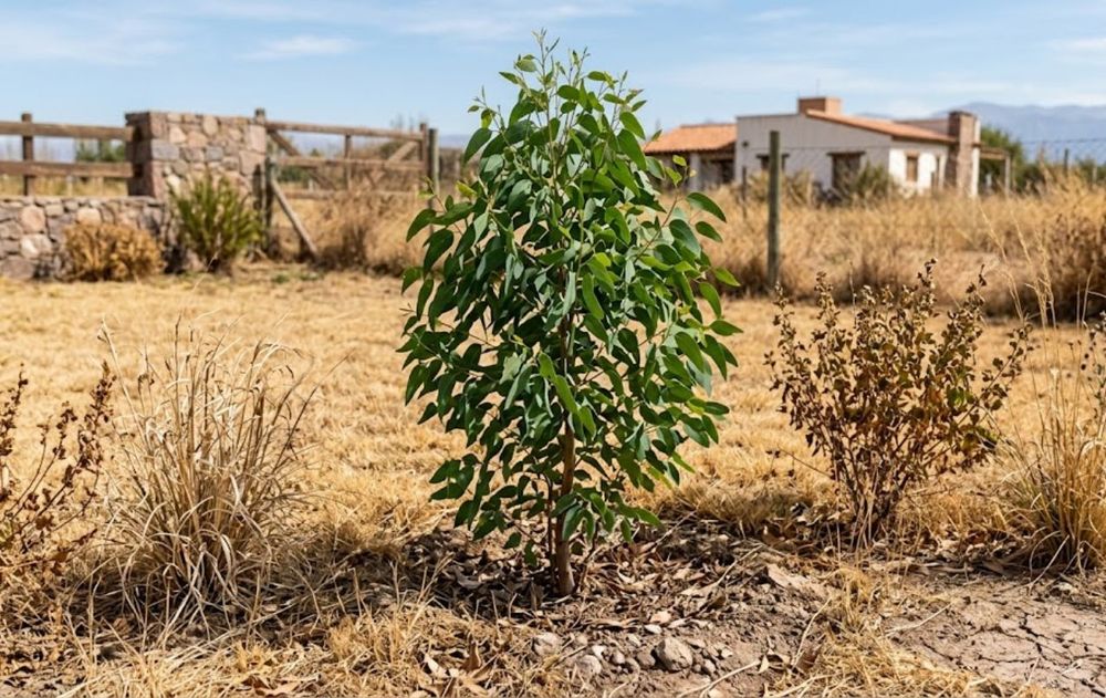 La presencia de este árbol en el jardín podría alterar el crecimiento de especies cercanas.