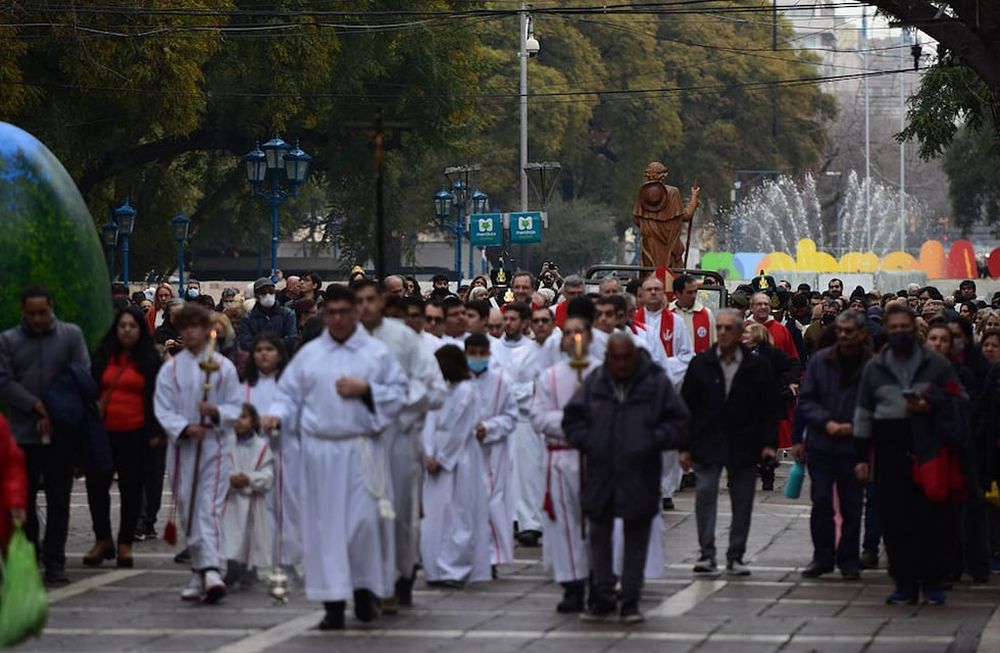 Como todos los 25 de julio, el Arzobispado de Mendoza organizó una serie de actividades para conmemorar a su patrono.Foto: Mariana Villa/ Los Andes