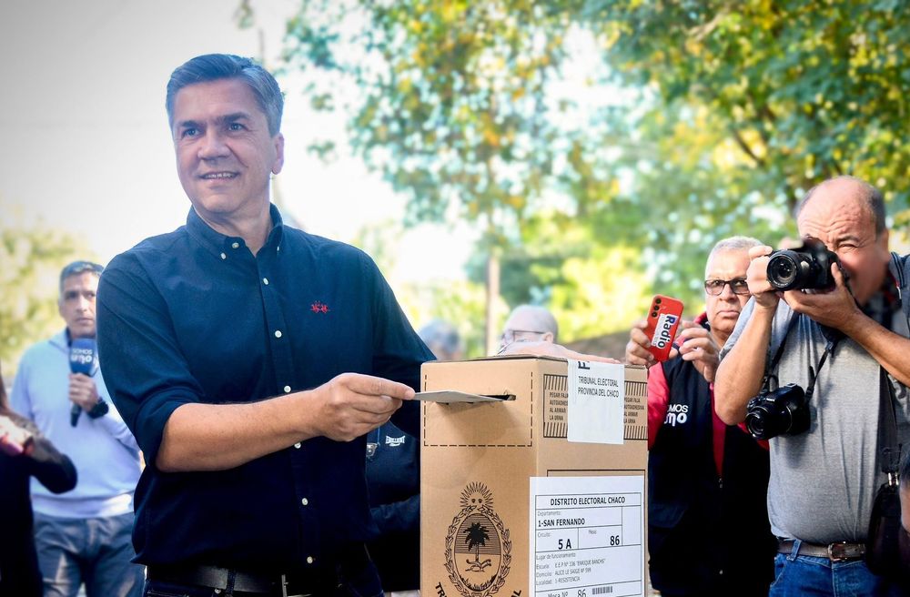 Elecciones legislativas en Chaco: los radicales y los libertarios derrotaron al peronista Capitanich. En la foto, el gobernador radical Zdero.&nbsp;