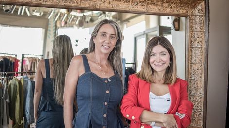 Marisol Fernandez con Agus de @cosa.de.mujeres. PH, Romi Abel