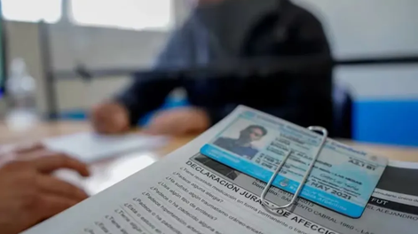 Licencia de conducir en Mendoza.