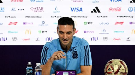 Lionel Scaloni dio la última conferencia de prensa antes de la gran final del Mundial Qatar 2022.