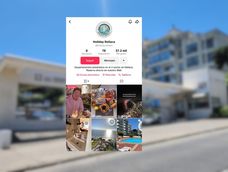 La cuenta de TikTok del falso Holiday en Reñaca