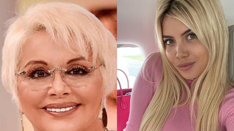 Carmen Barbieri y Wanda Nara