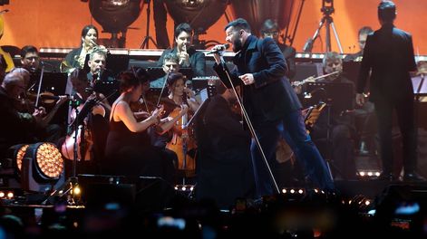 Los Andes | Con el tour Sinfónico, el artista regresó a la provincia con un show imponente. | Gentileza Emilio Diumenjo