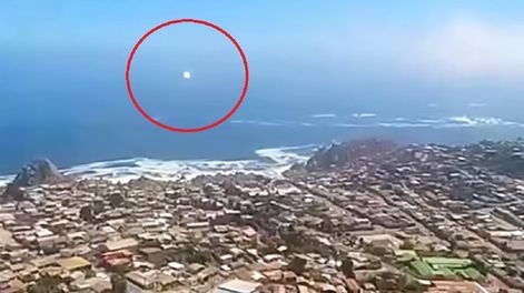 El supuesto OVNI que captaron en Coquimbo y del que hablan los chilenos