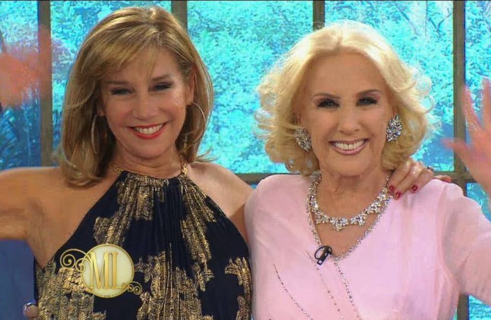 Mirtha Legrand con su hija.