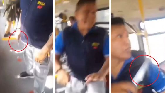Locura total en Tigre: colectivero de la Línea 60 sacó un cuchillo y agredió a un pasajero tras una discusión