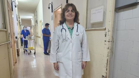 Los Andes | La doctora Andrea Villalba es jefa de servicio de Infectología del hospital Lencinas.