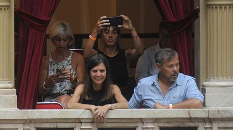 Los Andes | La directora ejecutiva de la ANSES, Fernanda Raverta, presente en el recinto de Diputados (Foto: Federico López Claro)