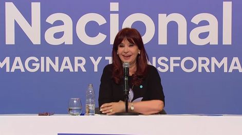Cristina Kirchner en el Congreso Nacional Educativo.