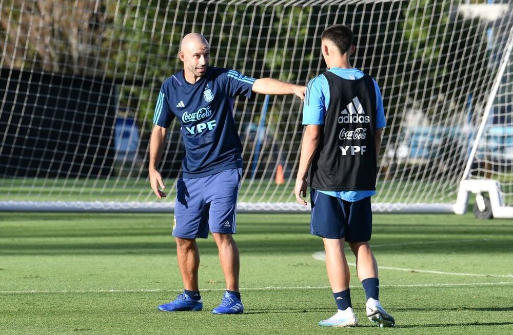 Javier Mascherano, DT de la Selección Argentina Sub 23. / Gentileza.