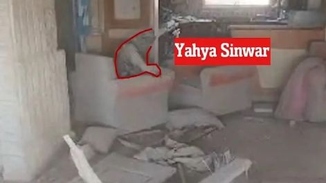 Los Andes | Yahya Sinwar, en sus momentos finales (Captura de video)