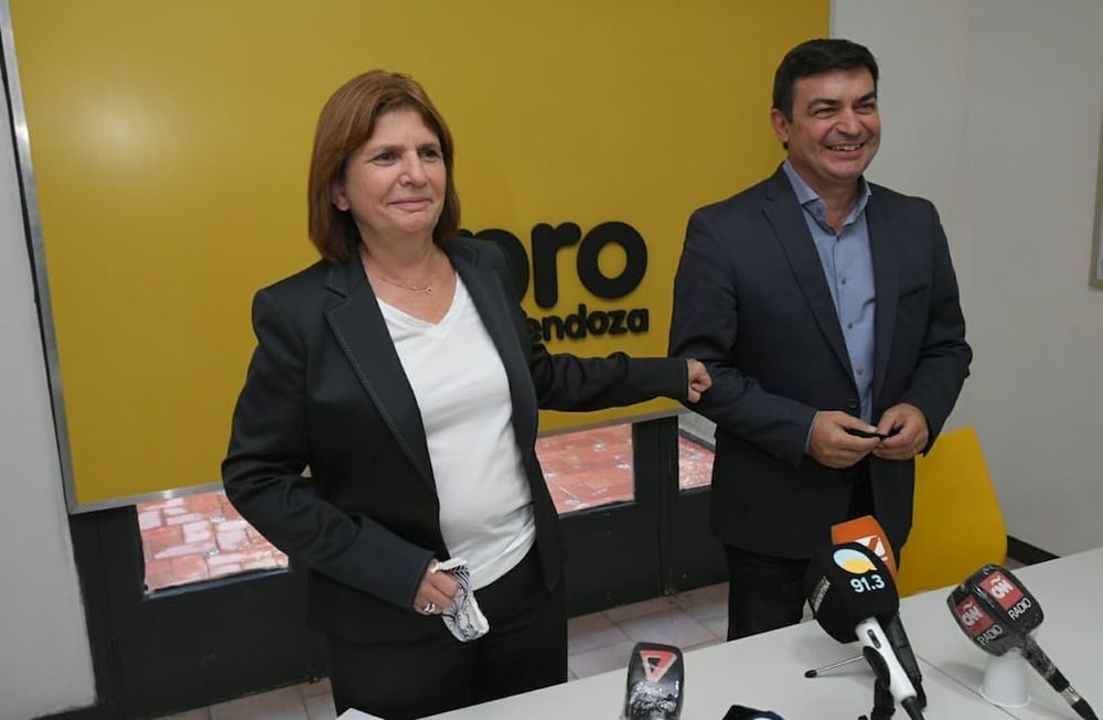 Patricia Bullrich, de gira por Mendoza: “Parece que hay gobernadores que tienen privilegios”