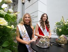 Agostina Saua y Rocío Neila, Reina y Virreina nacional de la Vendimia, dejarán la corona a sus sucesoras el sábado| Foto: Gobierno de Mendoza.