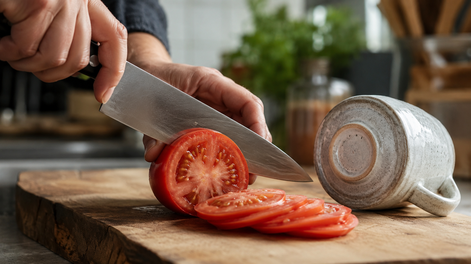 como afilar un cuchillo de cocina con un sencillo truco casero: paso a paso para recuperar el filo